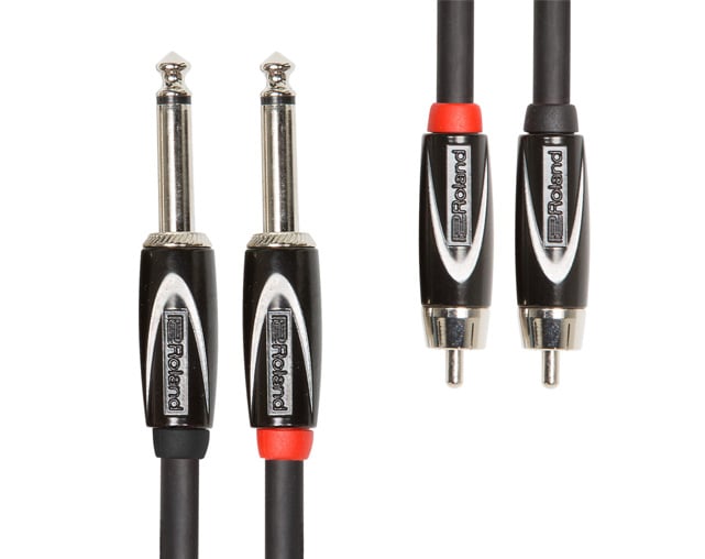 Roland RCC-10-2R28 3mt 2xRcaM/2xJackM Audio Cable