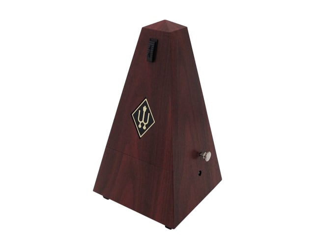 Wittner 855111 Pyramid Mahogany with Bell Mechanical Metronome