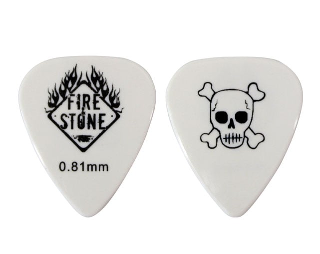 Palheta Fire&stone Skull Branco 0.81mm