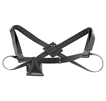 Adamastor 801 Black Standard bearer holder harness