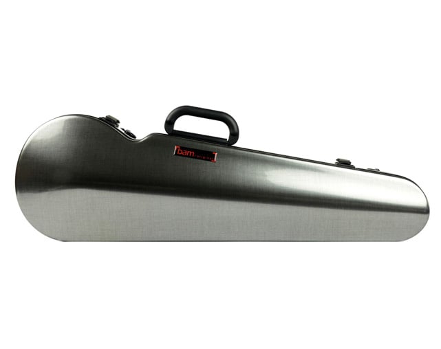BAM 2002XL Hightech Contoured 4/4 Gray Tweed Violin Case