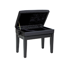 Ludi X5 Polished Black Piano Bench