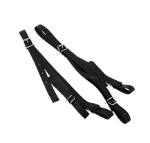 Adamastor CC1 Black (Matched Pair) leather Accordion Straps