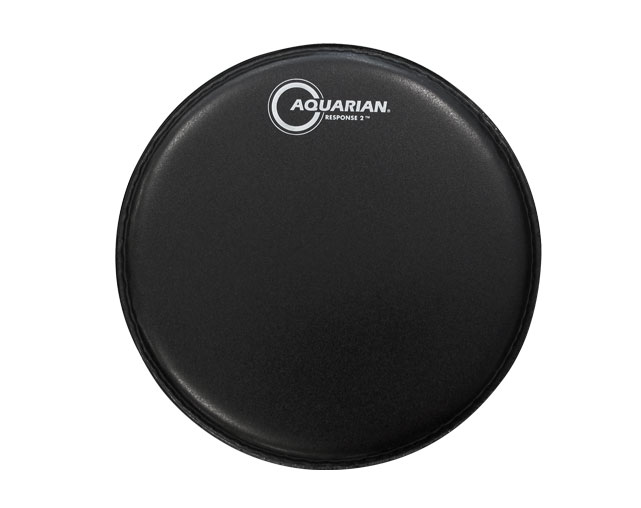 Aquarian TCRSP210BK Response II Coated 10" Black Tom Head