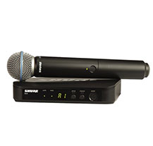 Shure BLX24E/BETA58 Handheld Wireless Microphone System