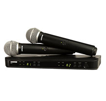 Shure BLX288E/PG58 H8E Double Wireless Handheld Microphone