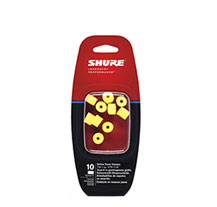Almofadas Auricular Shure EAYLF110 Amarelo 10 UN