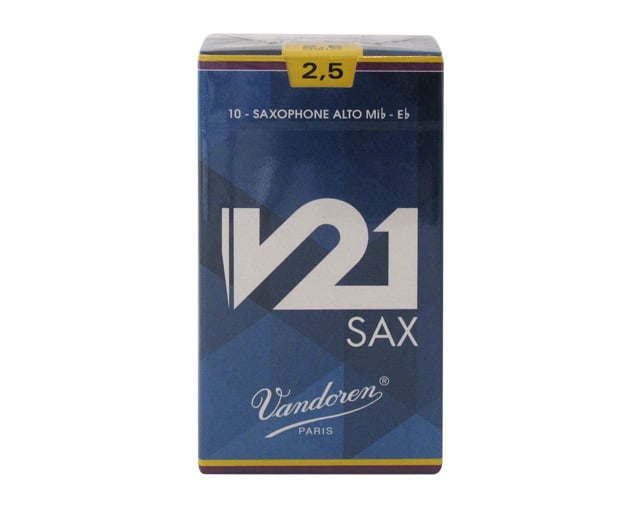 Vandoren 2.5 V21 10-Un Alto Sax Reed
