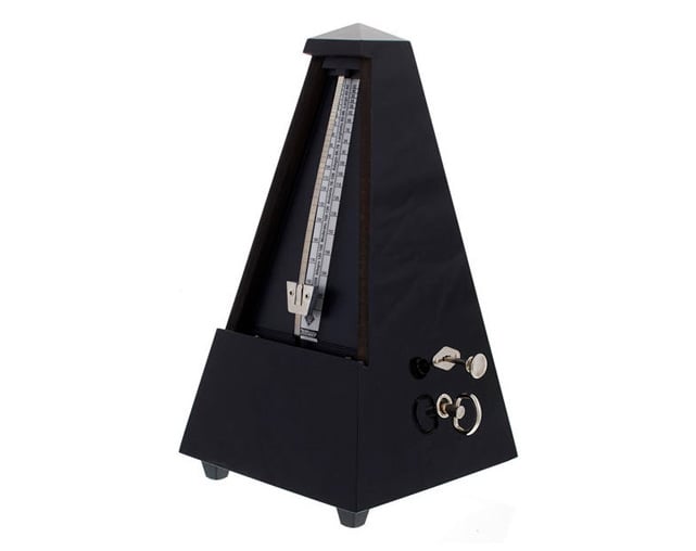 Wittner 816 Polished Black with Bell Mechanical Metronome