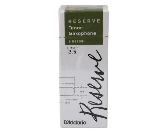 Caña Sax Tenor D'Addario Reserve 2.5 5 uni
