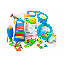 Fuzeau 2968 Orff Percussion Set 16 instruments + bag