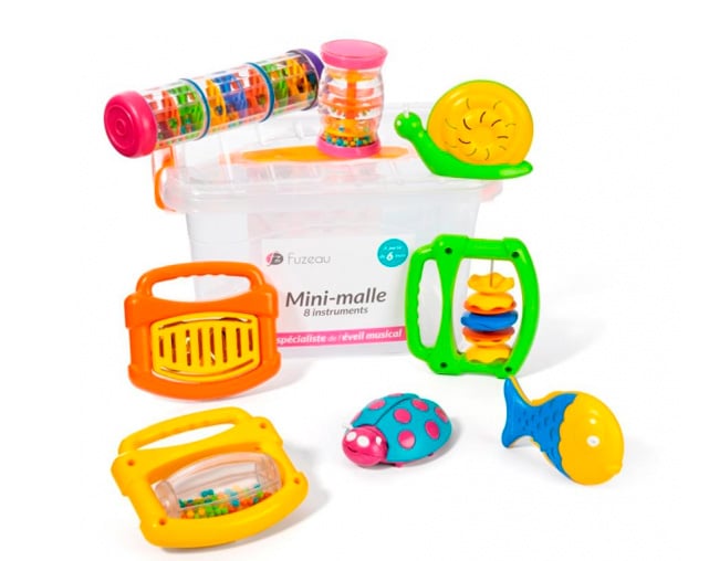 Fuzeau 2931 Orff Percussion Set 8 instruments + bag