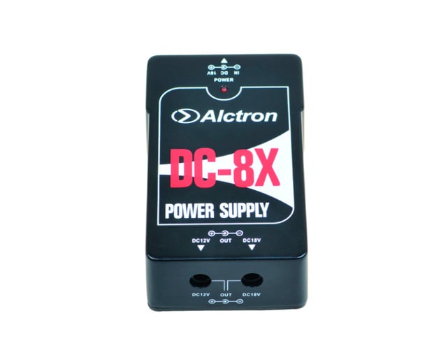 Alctron DC8X Black Power Supply AC/DC