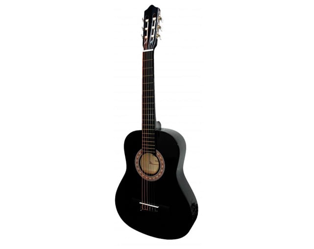 Rocio C6BK Classical Guitar 1/4 Black