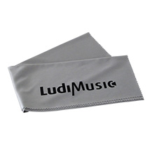 Ludimusic Logo 4040 Grey Cleaning Cloth