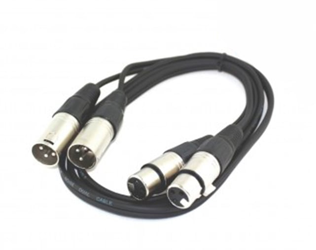 PowerAcoustics CAB2139 2xXlrM/2xXlrF 1,5mt Audio cable