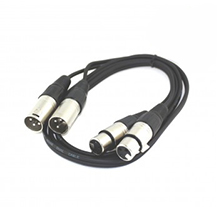PowerAcoustics CAB2139 2xXlrM/2xXlrF 1,5mt Audio cable