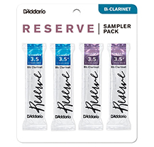 Palheta Clarinete Sib 3.5/3.5+ D'Addario Reserve/Classic DRS-C355 Sampler Pack