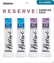 Palheta Clarinete Sib 3.5+/4.0 D'Addario Reserve/Classic DRS-C355 Sampler Pack