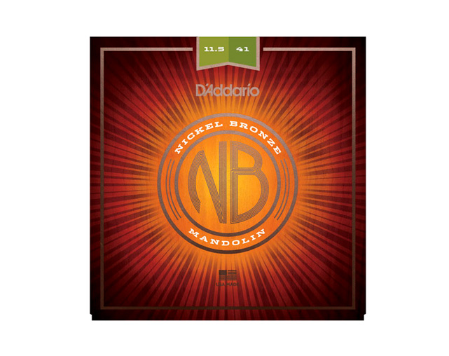 D'Addario NBM11541 Níquel Bronze 011.5-041 Mandolin Strings