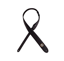 D'Addario 20NYXL01 Black Leather guitar strap