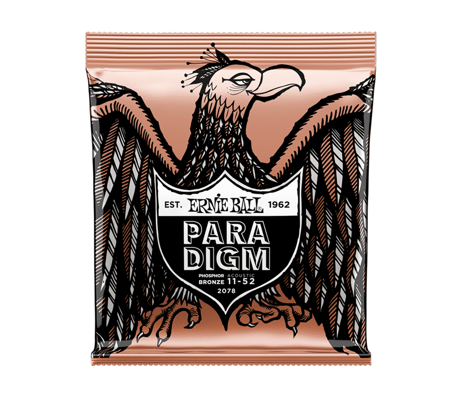 Ernie Ball EB2078 Paradigm Phosphor Bronze 011-052 Acoustic Guitar String Set