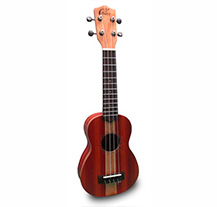 Leho Caoba Soprano Ukulele 2-tone with gig bag
