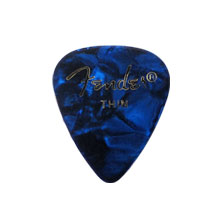 Palheta Fender 351 Celluloid Blue Moto