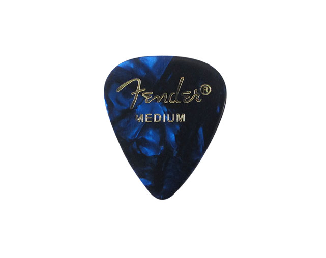 Palheta Fender 351 Celluloid Blue Moto
