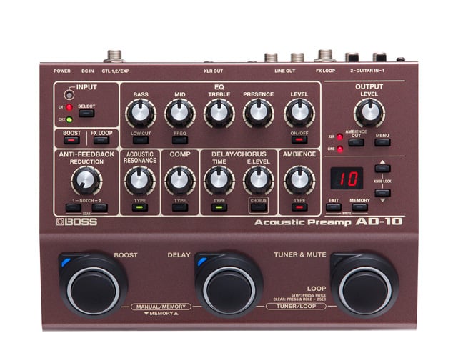 Boss AD-10 Acoustic Preamp & FX