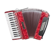 Estrella E32R 32 Red 30 Keys 32 Bass Piano Accordion