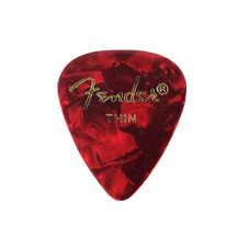 Palheta Fender 351 Celluloid Red Moto