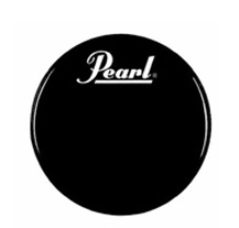 Pearl PTH20PL Black 20" Bass Drum Head