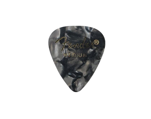 Fender 351 Celluloid Black Moto Picks
