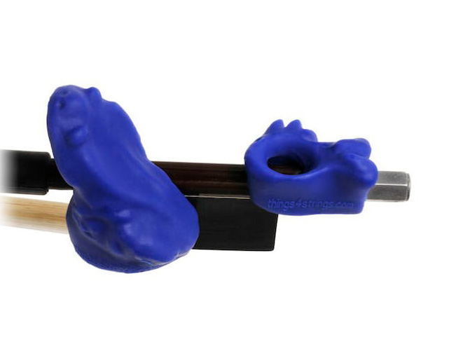 Things 4 Strings Bow Hold Buddies Bright Blue Violin/Viola Bow Hold
