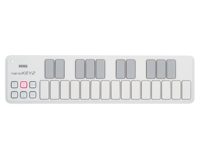 Korg NanoKey 2 White MIDI & Audio Controller