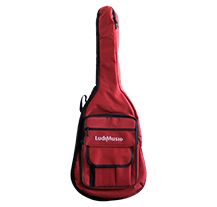 Ludimusic 32B 3/4 Classical Guitar Gig Bag With logo Red