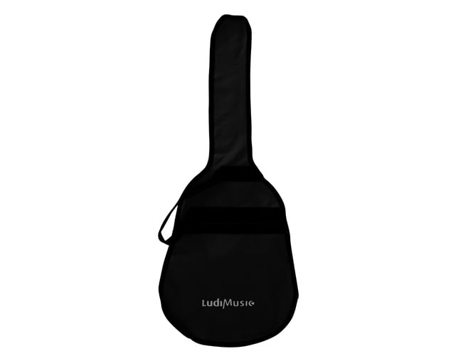 Funda para Guitarra Clásica 1/2 Ludimusic Logo 20B Negro