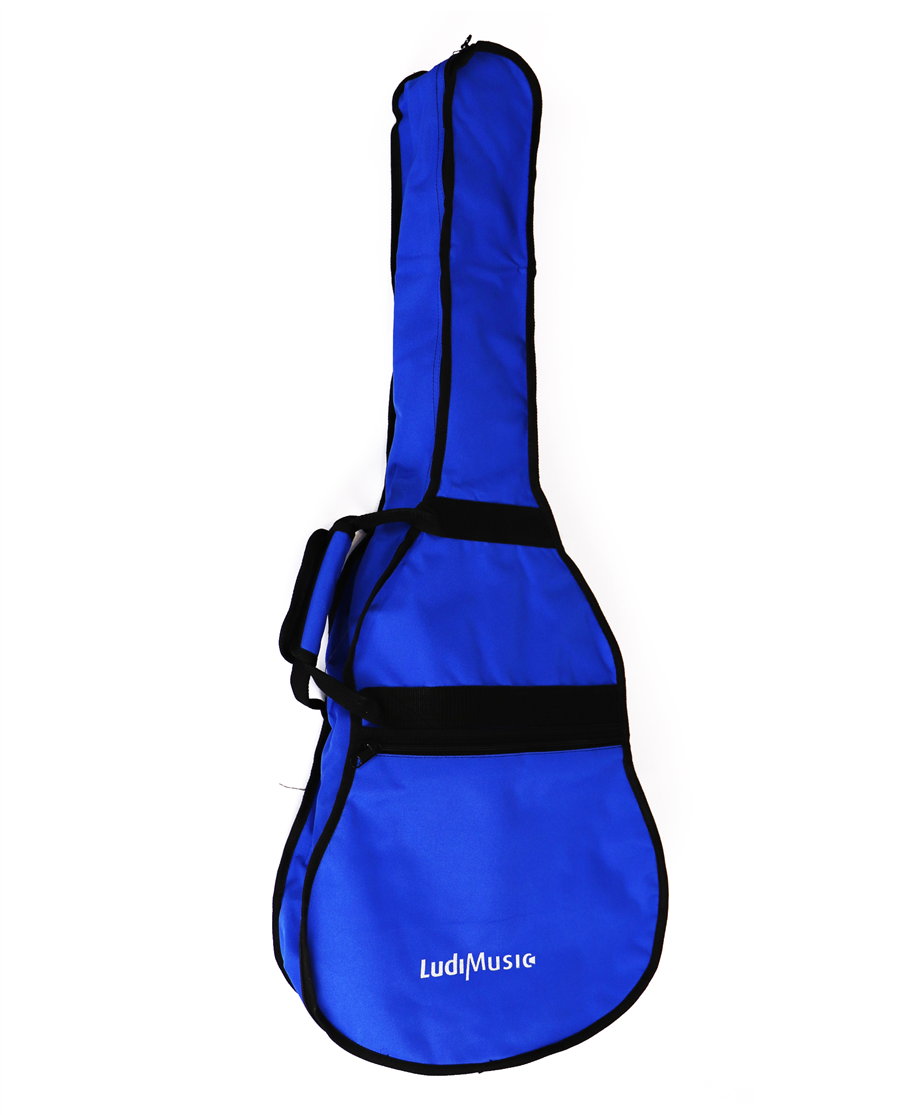 Ludimusic Logo 20B Blue 4/4 Classical Guitar Gig Bag