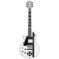 ESP LTD Iron Cross James Hetfield Signature Esquerdina Snow White