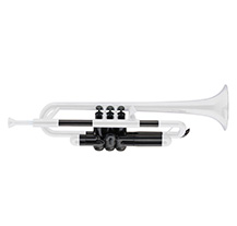 PTrumpet Plastic Bb White Trumpet