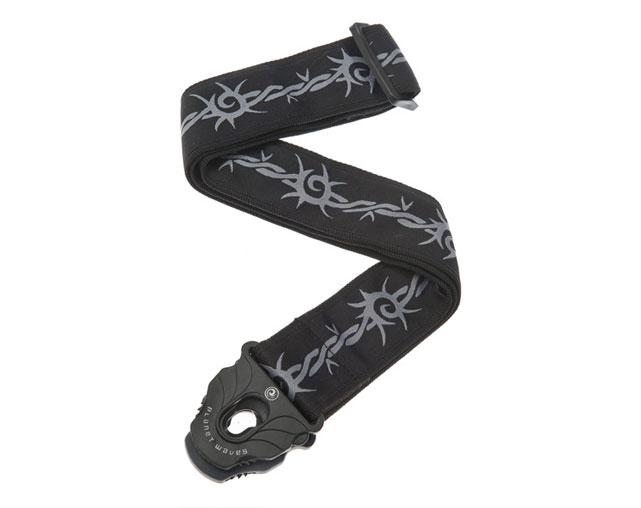Planet Waves 50PLA04 Planet Lock Barbed Wire Guitar Strap