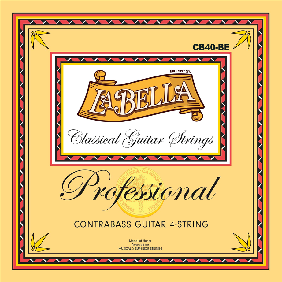 La Bella CB40-BE 041-095 Ball End Acoustic bass guitar strings