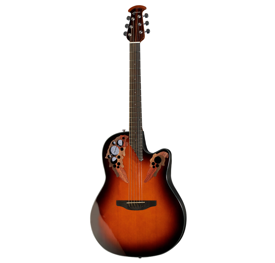 Ovation Celebrity Elite CE44-1 High Gloss Sunburst