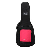 Ludimusic 76 25mm Black/Pink 4/4 Classical Guitar Gig Bag