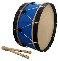Adamastor Nº6 Blue / Black Hoop 45cm Traditional Bass Drum