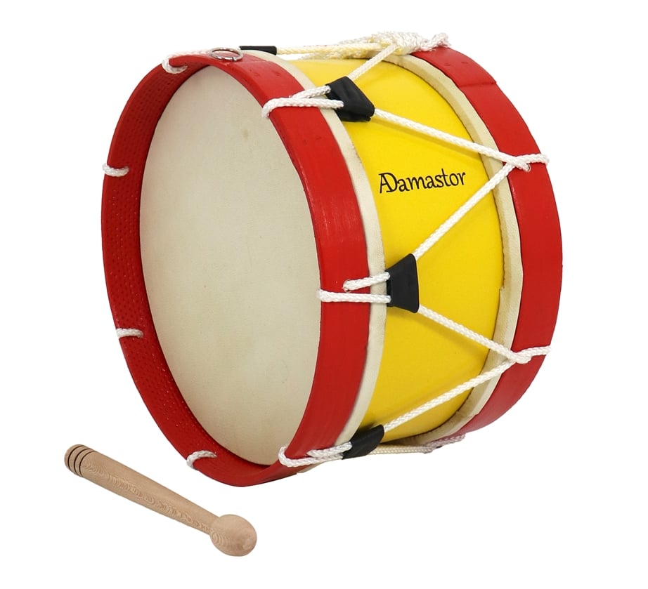 Adamastor Nº2 Yellow / Red Hoop 30cm tradicional bass drum