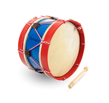Adamastor Nº2 Blue / Red Hoop 30cm tradicional bass drum