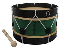 Bombo Tradicional Adamastor Nº1 28cm Verde/Aro Preto