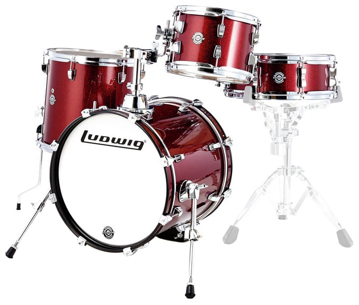 Bateria Ludwig Breakbeats Red Sparkle